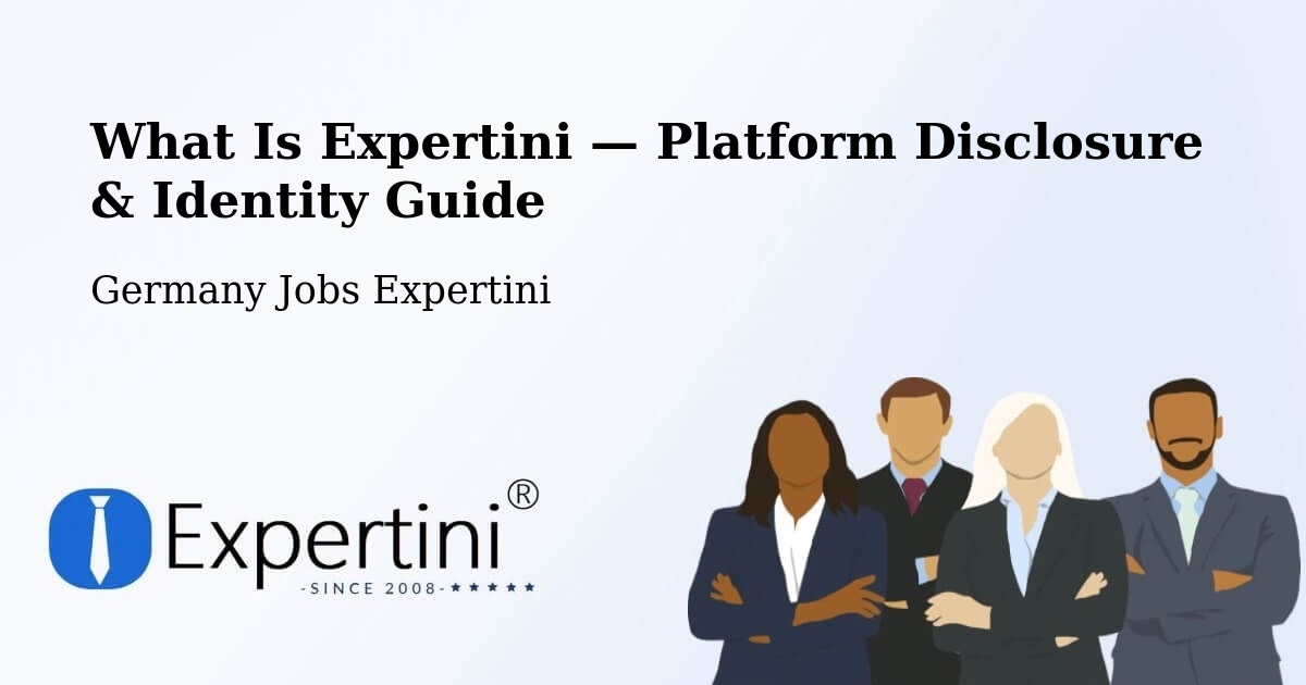 What Is Expertini — Platform Disclosure & Identity Guide – Dattenberg